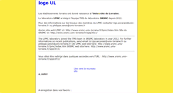 Desktop Screenshot of lpmc.sciences.univ-metz.fr