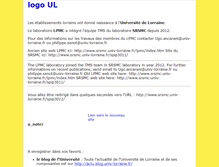 Tablet Screenshot of lpmc.sciences.univ-metz.fr